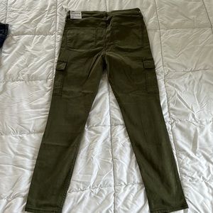 Old navy rockstar super skinny high rise green size 12